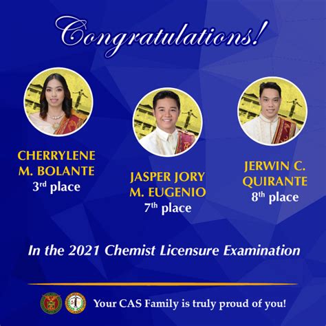 Chemist Licensure Examination .
